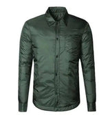 LOVEMI - Lovemi - Green men's plus cotton shirt tide men's