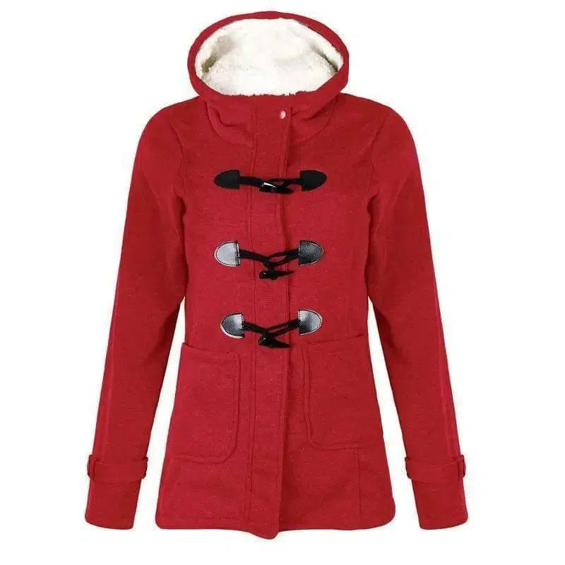 LOVEMI - Lovemi - Horn buckle coat female