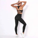 LOVEMI - Lovemi - Hot Selling Sexy Striped Pocket Yoga Suits In