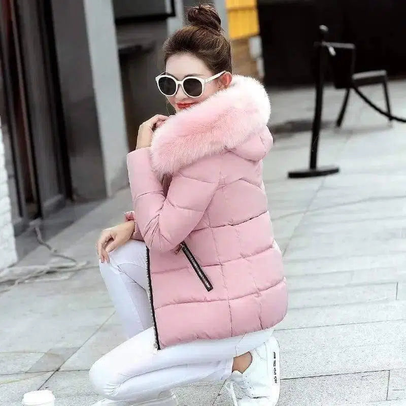 LOVEMI - Lovemi - Korean Style Hooded Down Padded Jacket All-Match