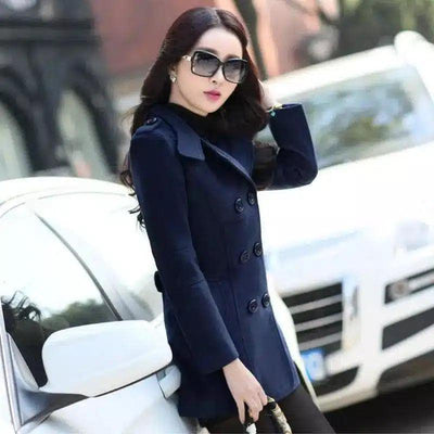 LOVEMI - Lovemi - Ladies Autumn Casual Woolen Coat