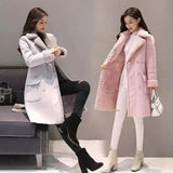 Classy Pink Winter Coat for Stylish Comfort-1