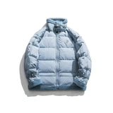 Stylish Cotton Padded Jackets for Winter-Blue-2