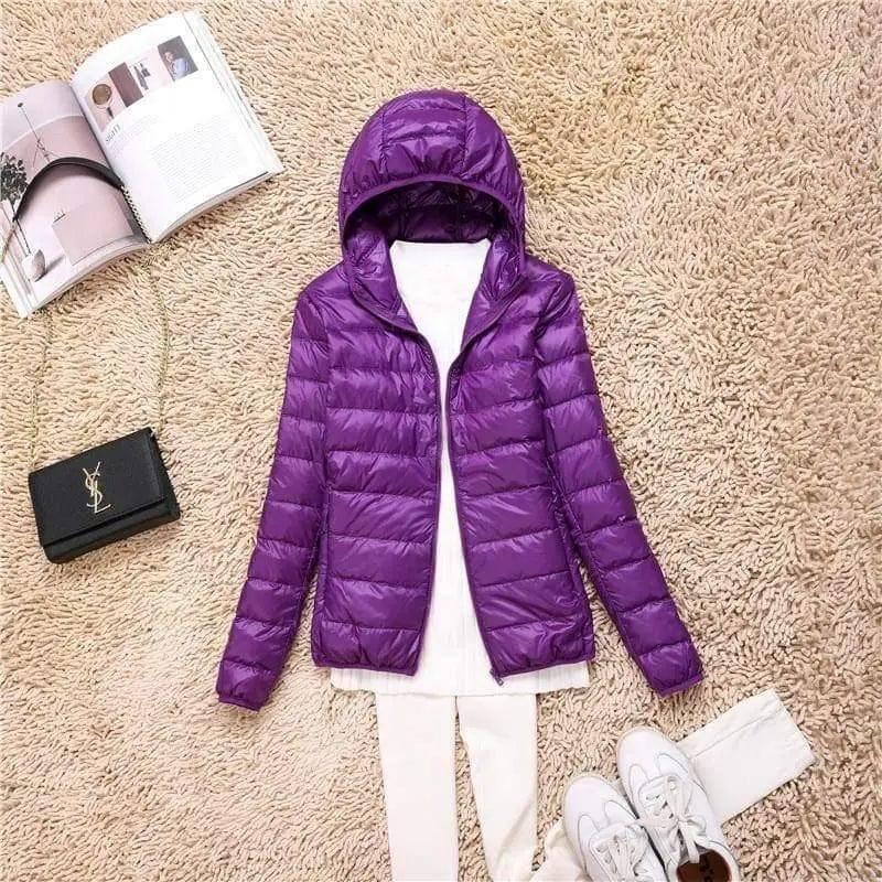 Loose Jacket Plus Fat Plus Size Light And Thin Down Jacket-K-11