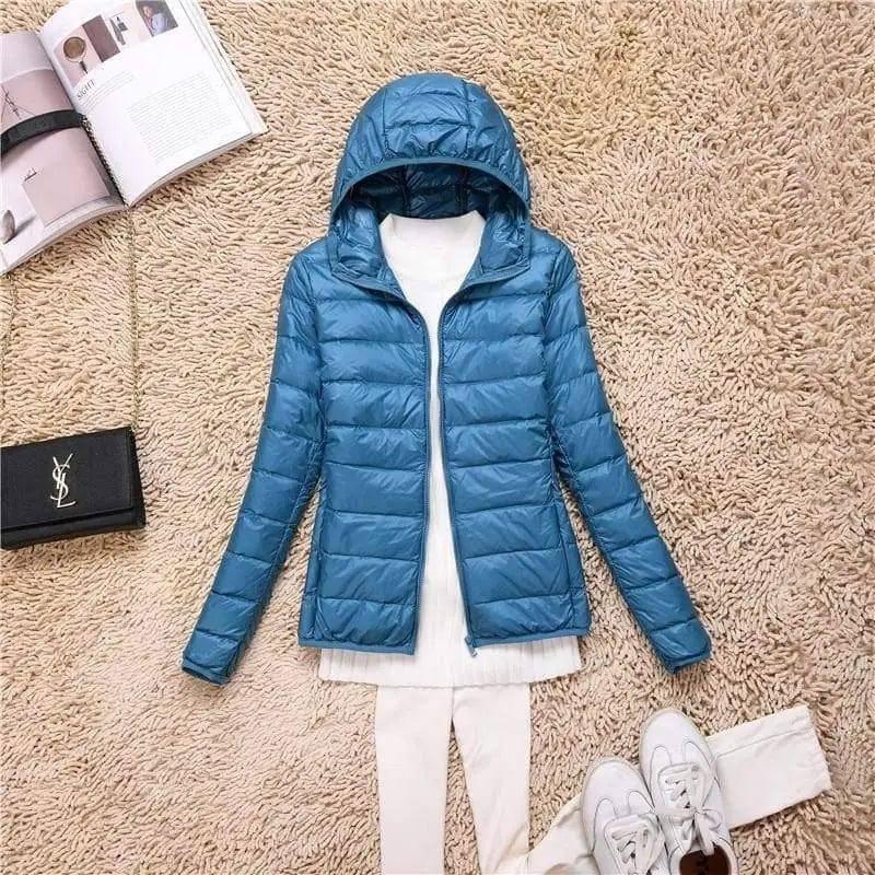 Loose Jacket Plus Fat Plus Size Light And Thin Down Jacket-H-9