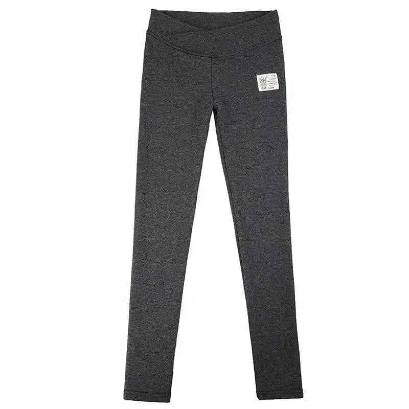 Low waist leggings for pregnant women-Dark Grey-2