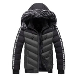 LOVEMI - Lovemi - Men's Winter Fur Collar Cotton Padded Jacket