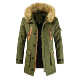 LOVEMI - Lovemi - Mid-length Cotton-padded Jacket Men's Plus Velvet