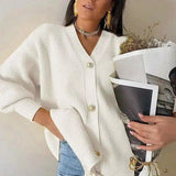 LOVEMI - Lovemi - Simple and elegant knitted cardigan