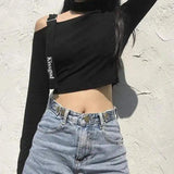 Asymmetrical Crop Top for Casual Wear-1