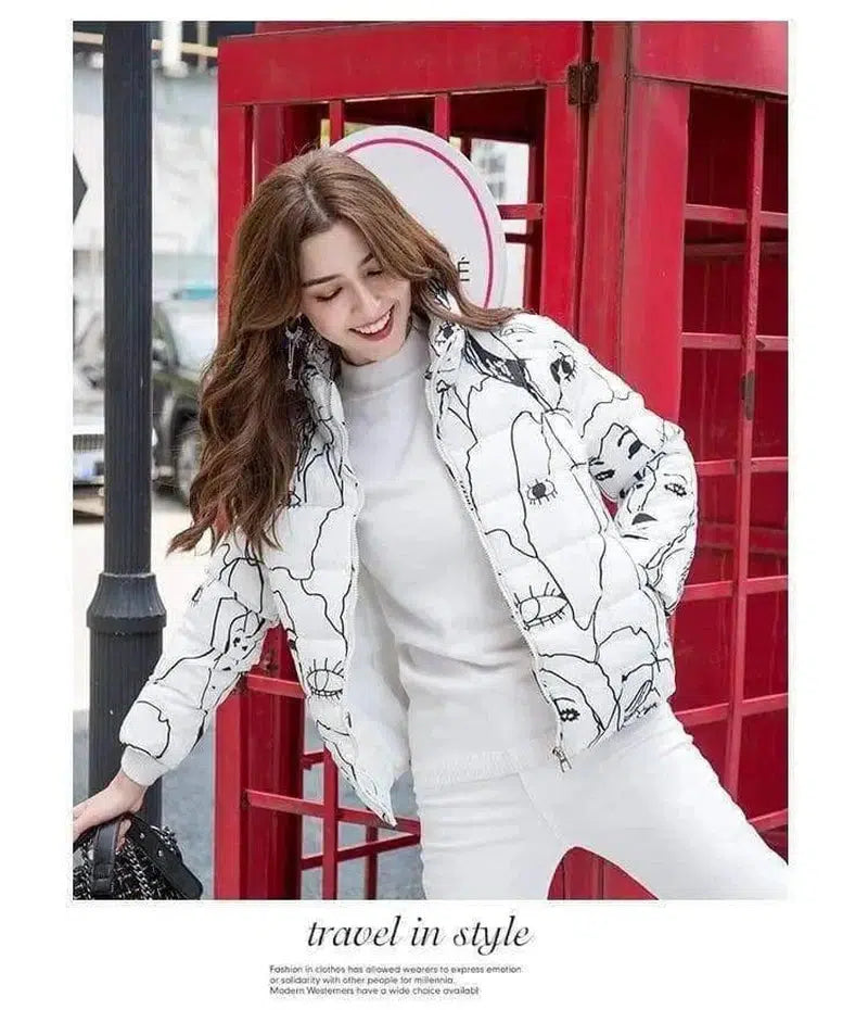 LOVEMI - Lovemi - Small Cotton Coat Korean Style Light Short Coat