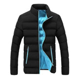 LOVEMI - Lovemi - Stand-Up Collar Padded Slim Down Padded Jacket