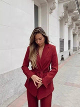 LOVEMI - Lovemi - Suit Jacket Ins Cold Wind Chic Design Sense Of