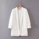 LOVEMI - Lovemi - Two-color leisure suit Jacket with Autumn Sleeve