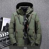 LOVEMI - Lovemi - Winter Thick Men Jacket Solid Hooded Coats Hat