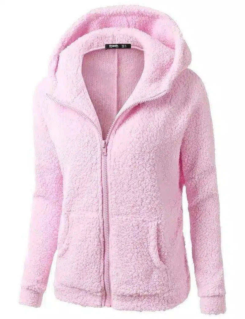 LOVEMI - Lovemi - Women's Fashion Jacket Hooded Sweater Sweater