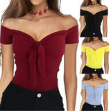 LOVEMI - Lovemi - women V collar leisure T-shirt tops lady shirt