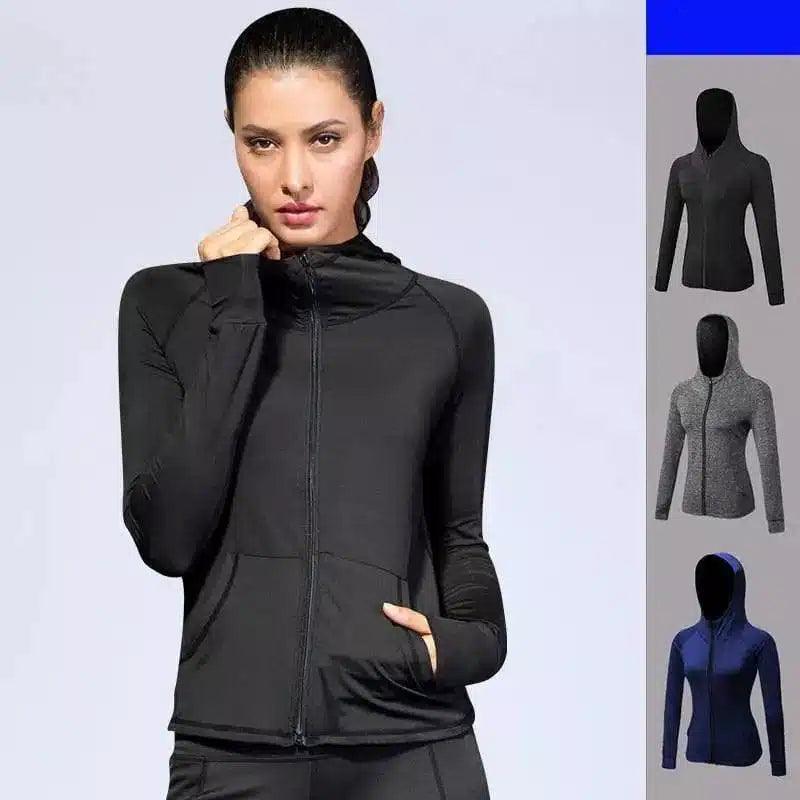 LOVEMI - Lovemi - Zipper sports leisure fitness jacket