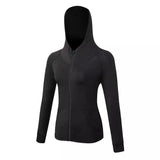 Women's Zip-Up Athletic Jacket-Black-4