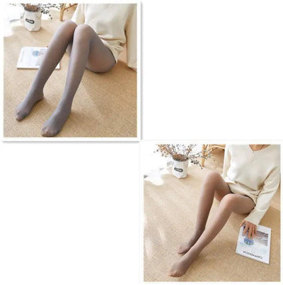 Maternity Silk Tights in Grey, Black, Brown-Set7-15