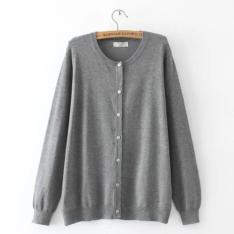 Navy Blue Cardigan: Classic & Versatile Knitwear-grey-8