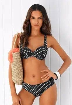 Non-collective swimsuit bikini multicolor solid color-Blackwavepoint-7