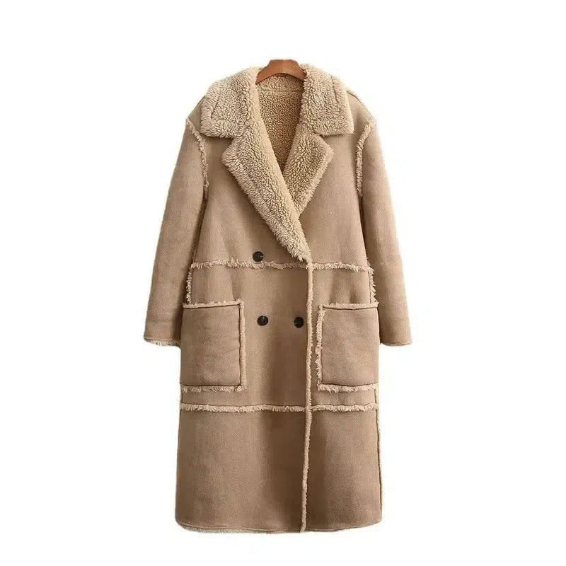 Personality Stitching Fleece Coat Coat Autumn And Winter-10