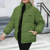 Plus Size Women's Thermal Cotton-padded Coat-3