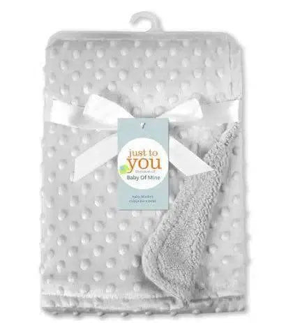 Polar Dot Baby Blanket Blanket born Baby Swaddle Wrap-gray-2