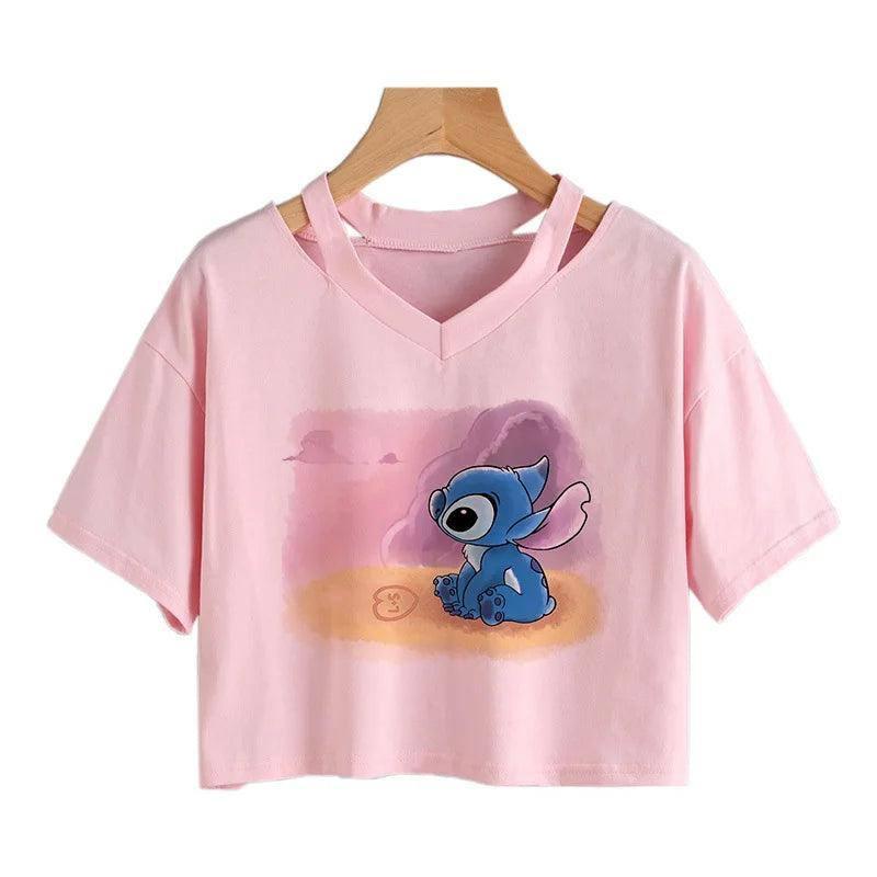 Stitch Kawaii Graphic Tee-59226-1