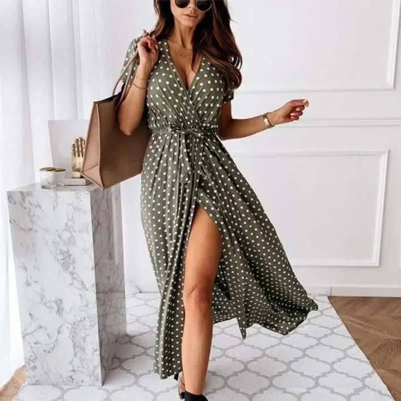 Summer Sexy Polka Dot Casual Dresses-3