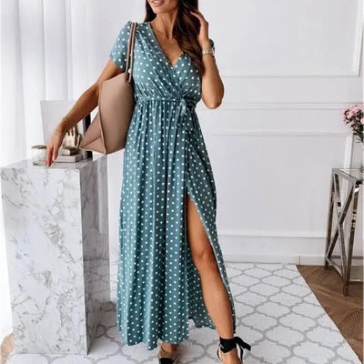 Summer Sexy Polka Dot Casual Dresses-4