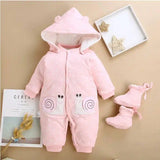 LOVEMI - Warm Thick Baby Jumpsuit born Climb Clothes