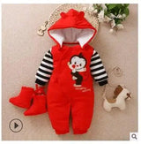 LOVEMI - Warm Thick Baby Jumpsuit born Climb Clothes