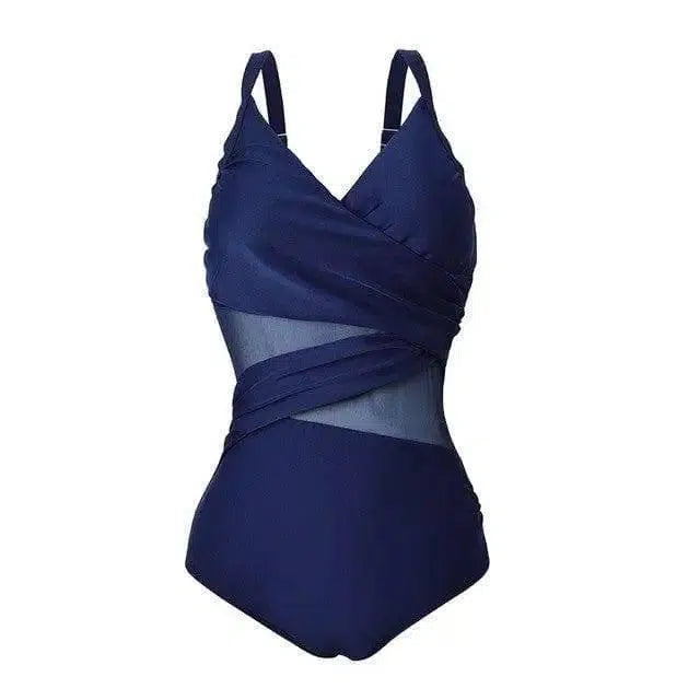 Women plus size Bikini-DarkBlue-5