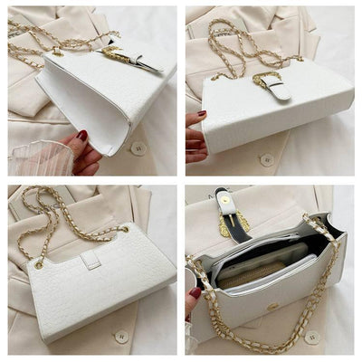 Women's Fashion Simple Chain Fashion Bag Shoulder Bag Casual-5