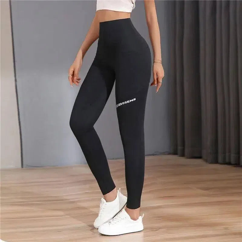 Women's High Waist Leggings-4