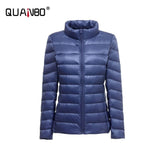 Lightweight Women's Quilted Jacket-Hazeblue-12